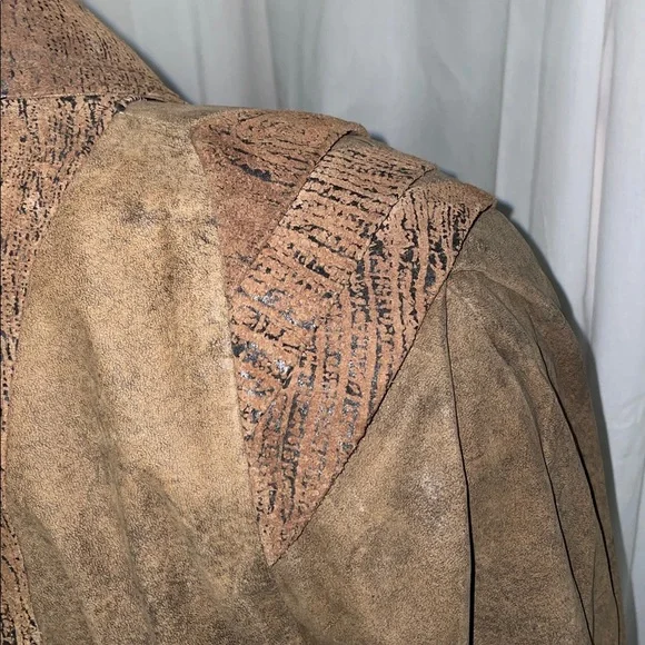 Vintage Global Identity G-III Leather Fashions Jacket. Brown. Bolero Style. Sz M - Picture 5 of 16